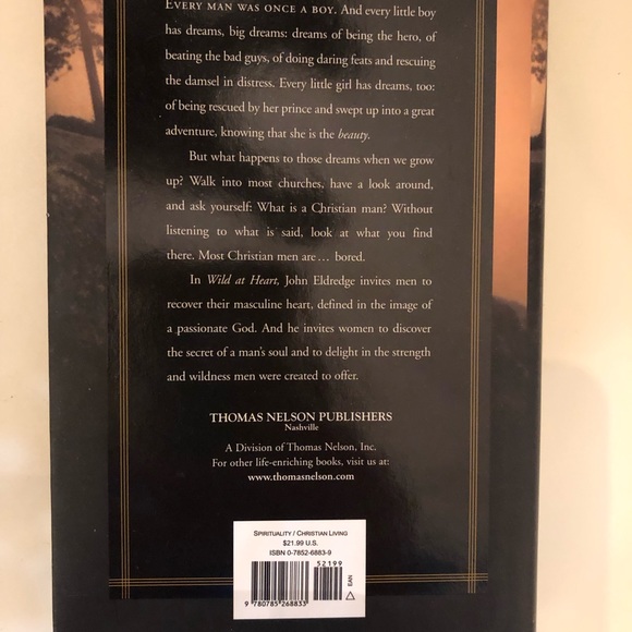 Wild at Heart by John Eldridge.  Because Men Long For An Adventure to Live โค๏ธ - Picture 2 of 3